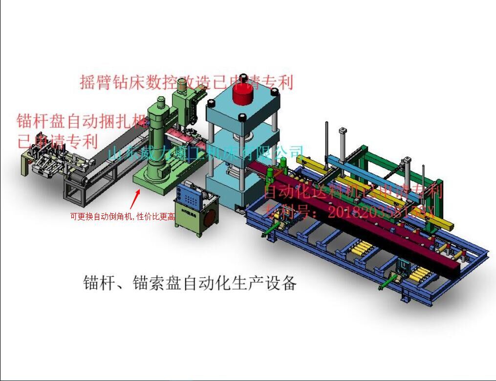 錨桿托盤液壓機(jī)自動(dòng)化生產(chǎn)線